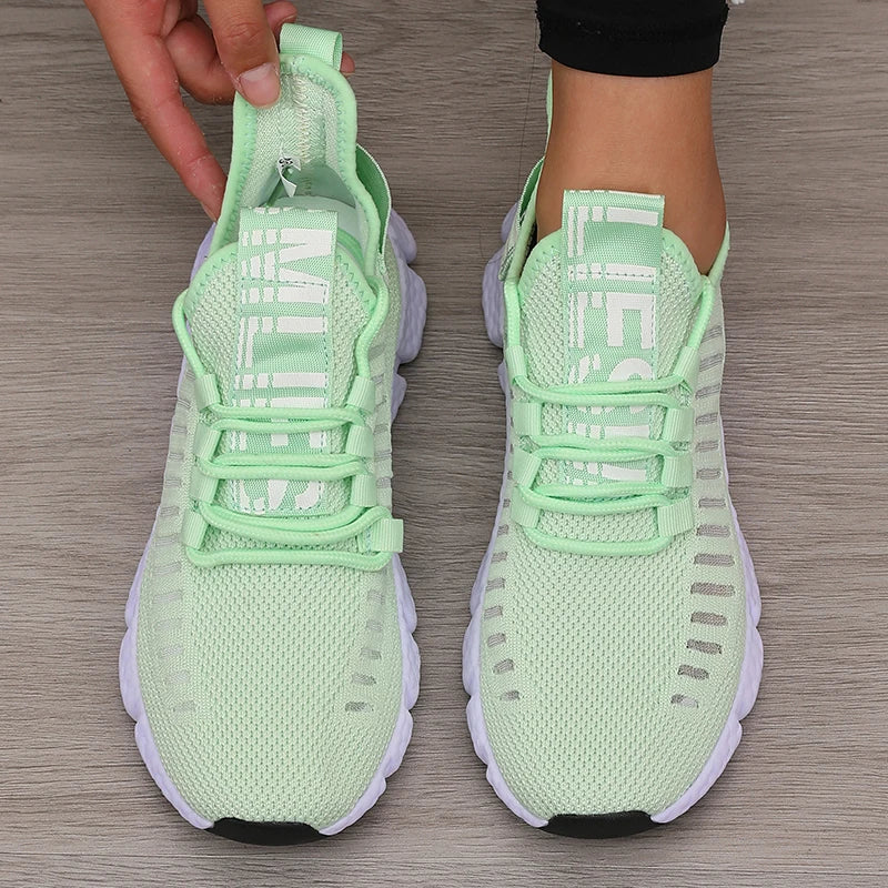 AuraStride Mesh Slip-On Sneakers