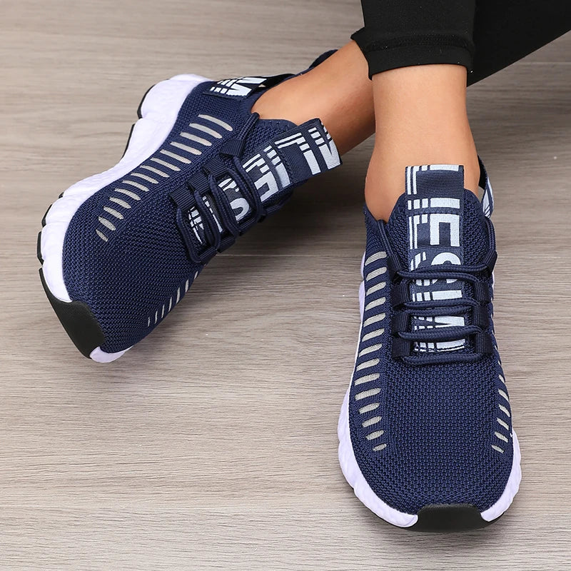 AuraStride Mesh Slip-On Sneakers