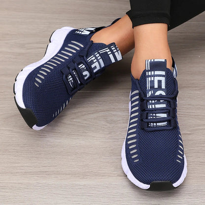 AuraStride Mesh Slip-On Sneakers
