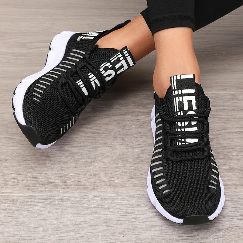 AuraStride Mesh Slip-On Sneakers